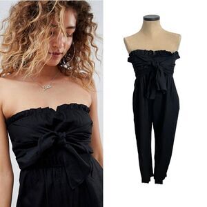 APIECE APART Gipsea jumpsuit in black linen